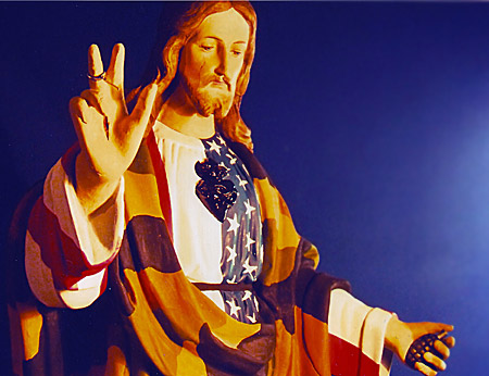 MARCO WIT , Jezus met een handgranaat